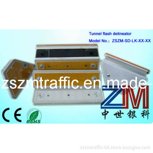Tunnel Rectangle Delineator with Leading Functions